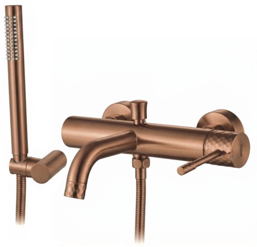 BATERIA WANNOWA LUNGO DIAMOND MIEDŹ SZCZOTKOWANA REA-B2245