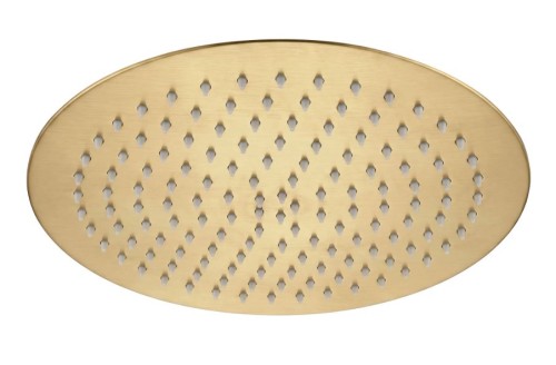 DESZCZOWNICA OKRĄGŁA 30 cm JS-P014BG ZŁOTA SZCZOTK REA-P8604