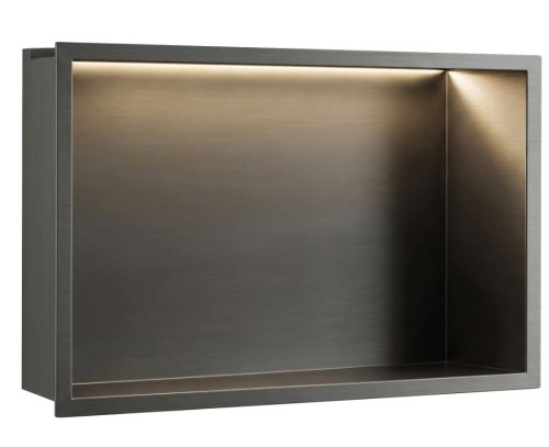 PÓŁKA WNĘKOWA LED 30x45x10 cm TYTAN REA-08566