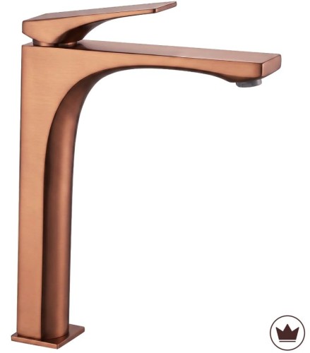 BATERIA UMYWALKOWA JOE MIEDŹ SZCZOTKOWANA WYSOKA REA-B8948