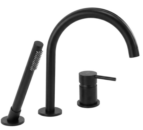 BATERIA WANNOWA 3-OTWOROWA LUNGO CZARNA REA-B2263