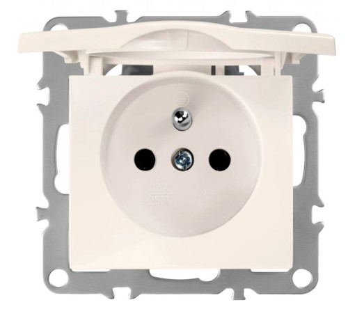 GNIAZDO W KLAPKĄ OSTE JNH005-G BEIGE OSW-55019