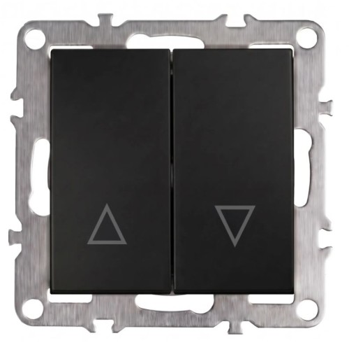 PRZYCISK ŻALUZJOWY OSTE JNH009-W BLACK OSW-55033