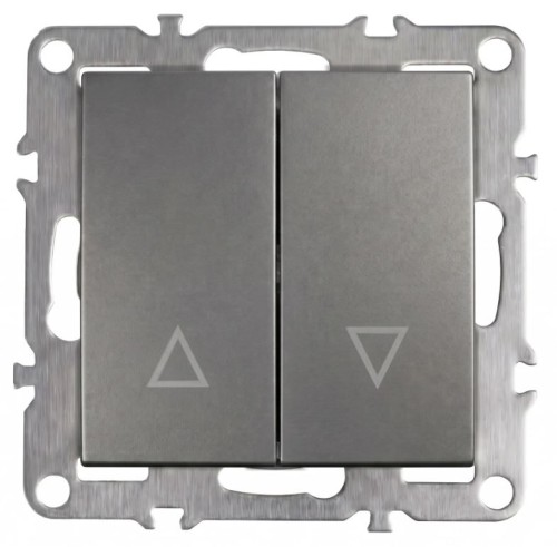 PRZYCISK ŻALUZJOWY OSTE JNH009-W GREY OSW-55034