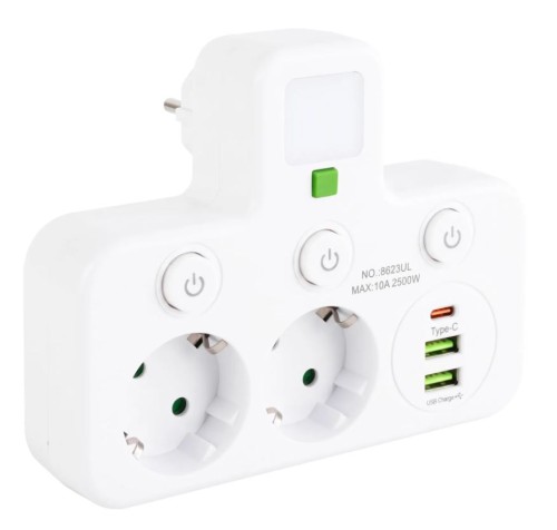 LISTWA ZASILAJĄCA JNH017 WHITE OSW-56309