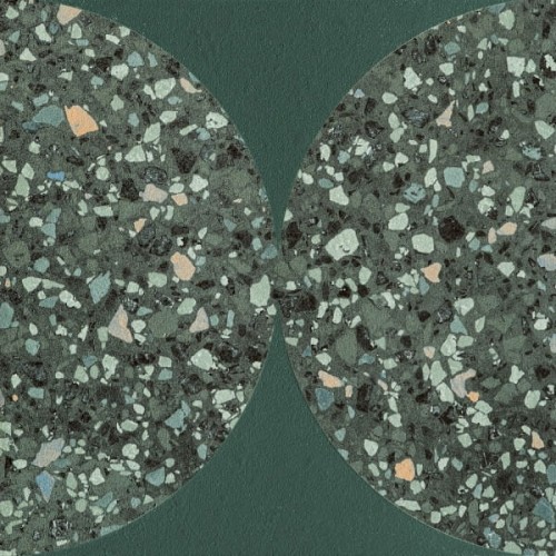 Dekor gresowy Funky green 4 19,8x19,8 Gat.1