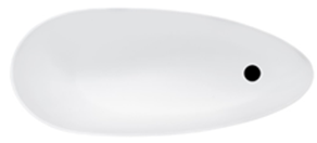 KEYA BLACK WHITE wanna wolnostojąca 165 x 70