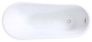 CALIMA  wanna wolnostojąca     maskownica syfonu  z przelewem złota 170 x 74