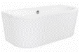 VISTA  wanna wolnostojąca przyścienna 160 x 75