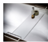 CLEAR  półka na wannę akrylowa  70 x 20