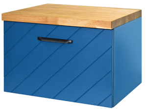 FLOO  szafka umywalkowa bez blatu z syfonem w komplecie uchwyt czarny 60 50 40 cm wzór prawy zielona    na zamówienie