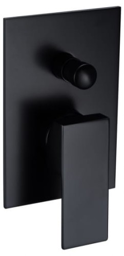 Bateria podtynkowa jednouchwytowa z przełącznikiem                                                                                          TOR-BPD.220 CZARNY MAT