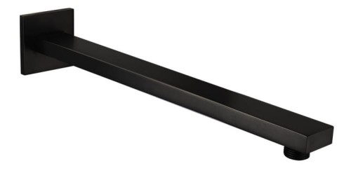 Ramię natrysku (prostokątne) ścienne do głowic natryskowych G 1/2”; L-315 mm        BW-WGK.41.400 CZARNY MAT