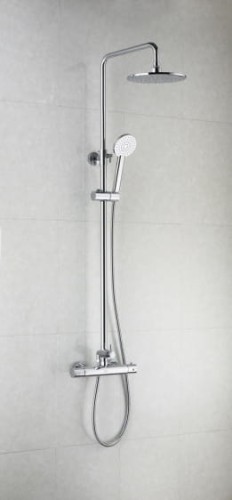 Zestaw  termostatyczny kabinowo-prysznicowo natynkowy                                             TER-ZKPN.400C