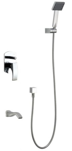 Zestaw wannowy podtynkowy z wylewką i prysznicem                                                                                     LIW-ZWP.200C