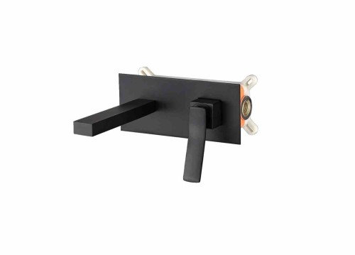 BATERIA UMYWALKOWA PODTYNKOWA SONIC CZARNA + BOX REA-B0181