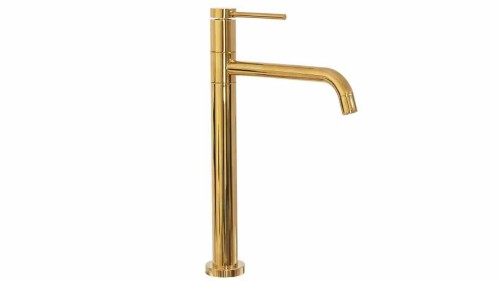 BATERIA UMYWALKOWA LUGANO ZŁOTA WYSOKA REA-B5002