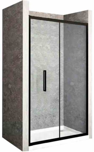 DRZWI PRYSZNICOWE RAPID FOLD BLACK 100 REA-K6420