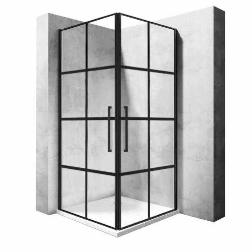 KABINA RUBIK BLACK 90x90 REA-K9231