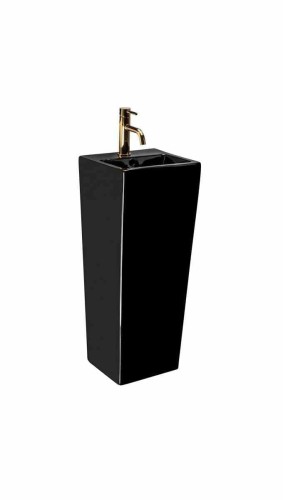 UMYWALKA KAMILA BLACK - WOLNOSTOJĄCA REA-U5644