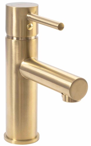 BATERIA UMYWALKOWA TESS ZŁOTA SZCZOTKOWANA NISKA REA-B5661