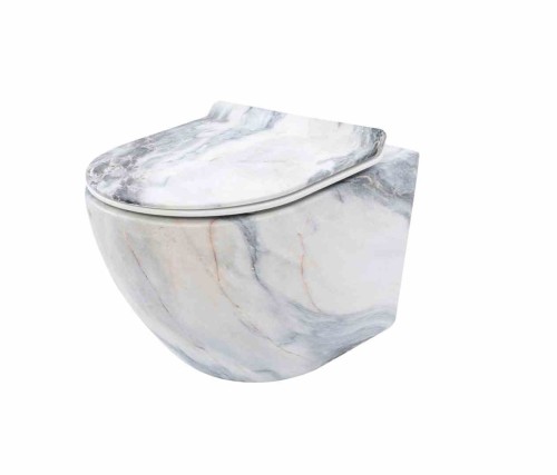 WC - CARLOS DUROPLAST SLIM ZM GRANIT MATT REA-C8003