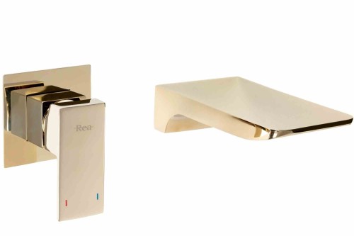 BATERIA UMYWALKOWA PODTYNKOWA MASON ZŁOTA REA-B5150