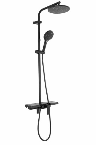ZESTAW NATRYSKOWY SANTOS CZARNY REA-P8803