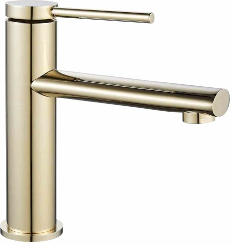 BATERIA UMYWALKOWA OVAL ZŁOTA NISKA REA-B6515