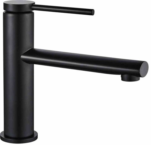BATERIA UMYWALKOWA OVAL CZARNA NISKA REA-B6516