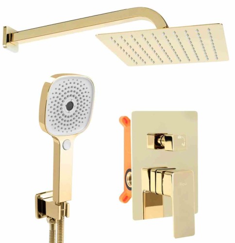 ZESTAW NATRYSKOWY ORIX ZŁOTY + BOX REA-P8464