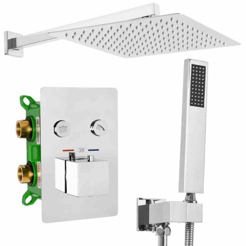ZESTAW NATRYSKOWY FENIX-DAVIS CHROM TERMOSTAT REA-P6356