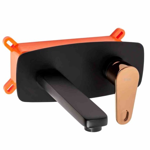 BATERIA UMY PODTYNK MILD CZARNA RÓŻOWE ZŁOTO + BOX REA-B9142