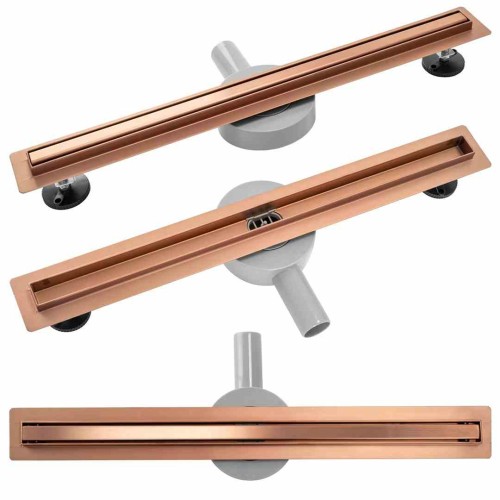 ODPŁYW NEO SLIM PRO MIEDŹ SZCZOTKOWANA 800 REA-G0653