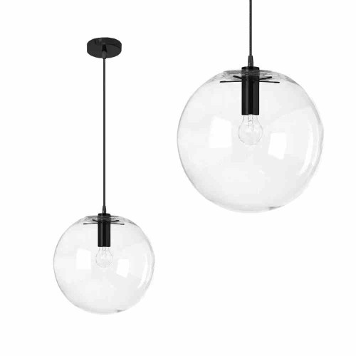 LAMPA APP306-1CP 20 CM BLACK OSW-00358