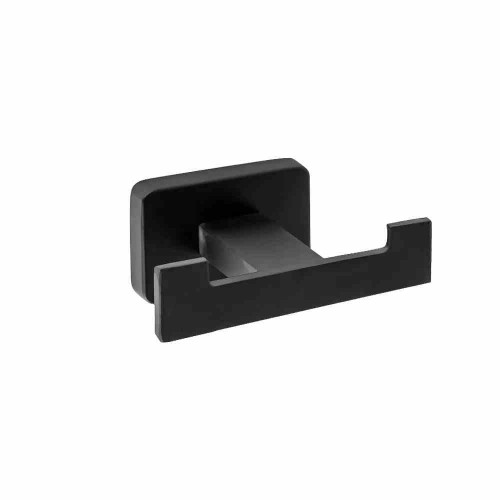 OSTE 03 BLACK WIESZAK ŁAZIENKOWY PODWÓJNY REA-80039