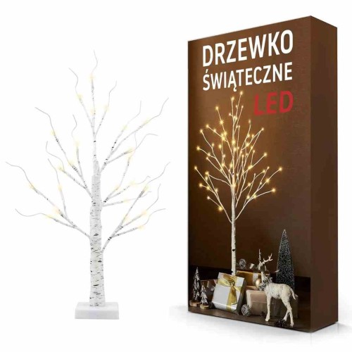 DRZEWKO ŚWIĄTECZNE CD015 LED 60cm CHR-05000