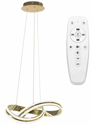 LAMPA APP818-CP RING GOLD OSW-04028