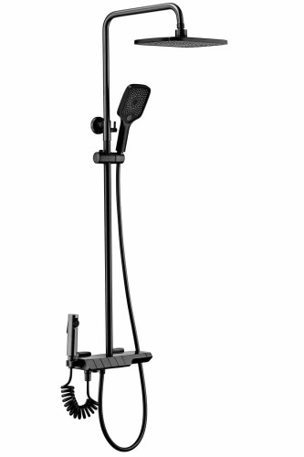ZESTAW NATRYSKOWY ROB CZARNY TERMOSTAT REA-P6627