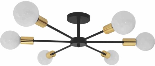 LAMPA APP501-6C BLACK GOLD OSW-01100