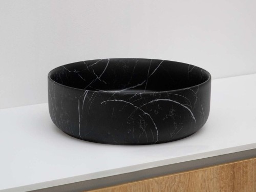 Riho Livit Marmic W031002M01 346 x 346 x 110 cm Black