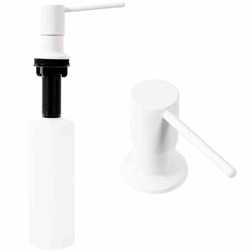 DOZOWNIK DO MYDŁA OKRĄGŁY BIAŁY 330 ML BAT-05003