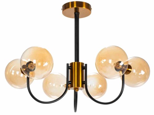 LAMPA APP1120-6CP BLACK GOLD OSW-40100