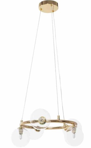 LAMPA APP1158-6CP GOLD TRANSPARENT OSW-04690