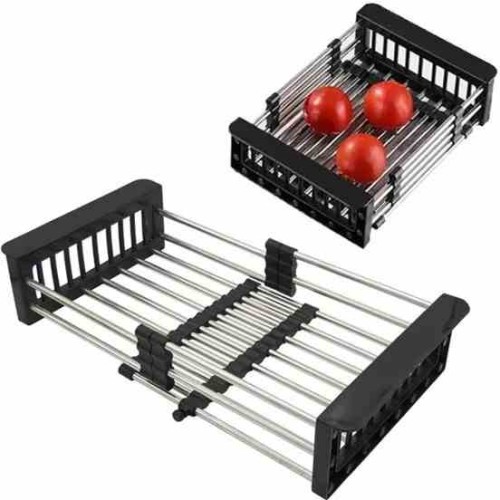 OCIEKACZ TELESKOPOWY NA ZLEW 19 BLACK HOM-03204