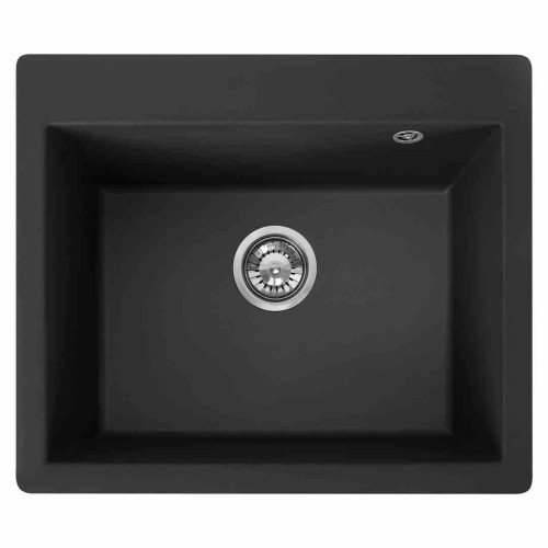 ZLEWOZMYWAK LIN CZARNY+ SYFON ZLE-00129